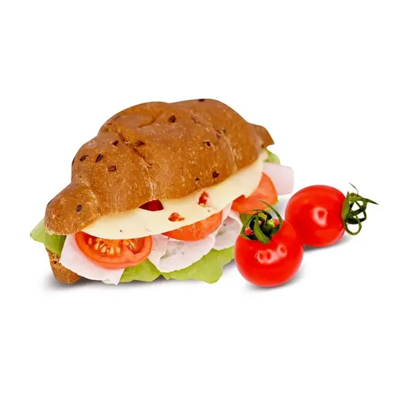 Proteinový croissant se semínky tmavý